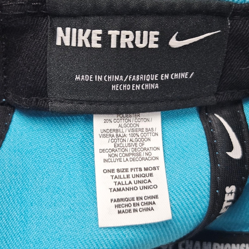 Nike Kevin Durant KD Snapback Hat Blue Gold‎ Logo Flat Bill Streetwear Cap Hype - Picture 6 of 9